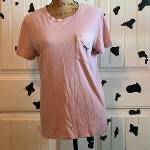 over sized pink t-shirt, pink, fs